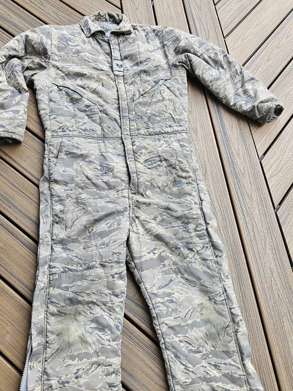 Dakota Outerwear Coveralls Mens Medium Regular Tiger Stripe Insulated Jumpsuit